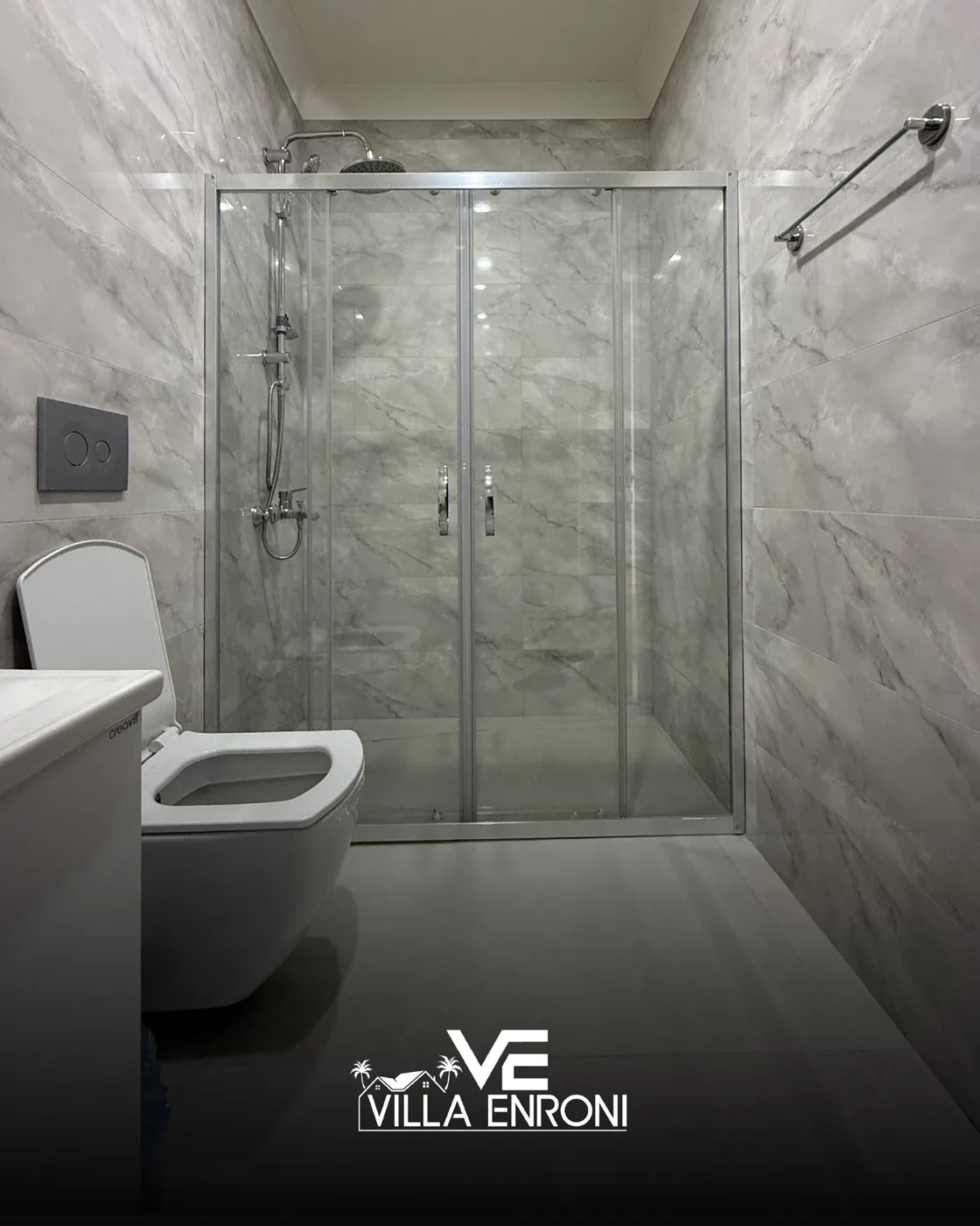 Villa Enroni mermer banyo ve duş